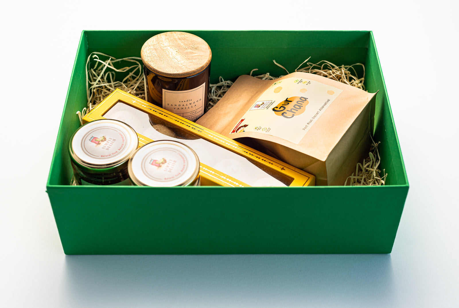 Green Gift Box Love